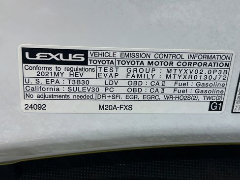 Used 2021 Lexus UX 250h w/ Accessory Package (Z1) AWD/4WD image 21
