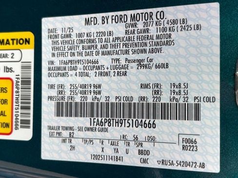 New 2026 Ford Mustang Coupe image 23