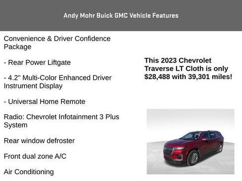 Used 2023 Chevrolet Traverse LT image 8
