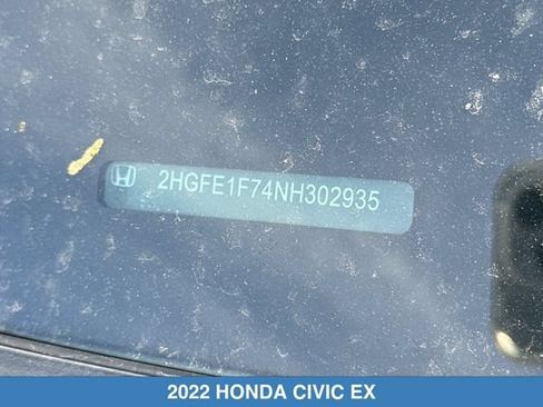 Certified 2022 Honda Civic EX image 4