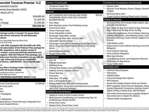 Used 2023 Chevrolet Traverse Premier AWD/4WD image 46