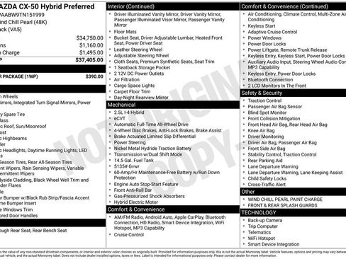 New 2026 MAZDA CX-50 2.5 Hybrid w/ Weather Package image 4