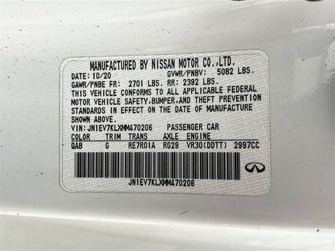 Used 2021 INFINITI Q60 3.0t Luxe w/ Essential Package image 33