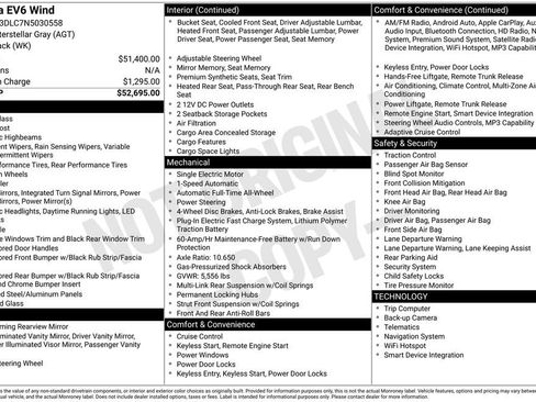 Used 2022 Kia EV6 Wind image 15