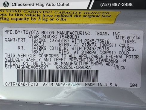 Used 2014 Toyota Tacoma PreRunner w/ SR5 Package image 20