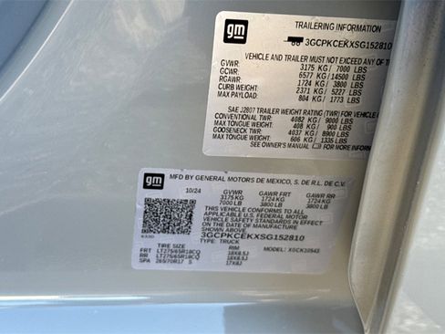 Certified 2025 Chevrolet Silverado 1500 Custom Trail Boss w/ Dark Appearance Package image 34