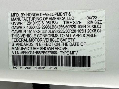 Certified 2023 Honda Pilot Elite image 35