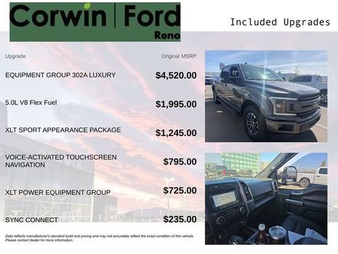 Used 2018 Ford F150 XLT w/ Equipment Group 302A Luxury AWD/4WD image 3
