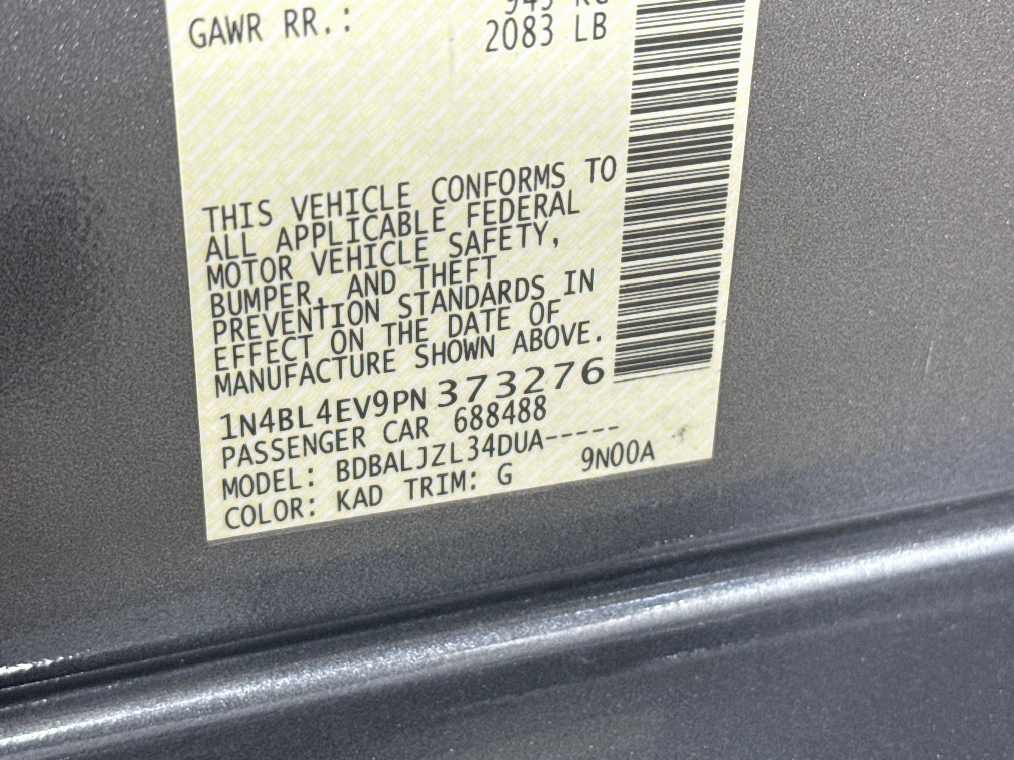 Used 2023 Nissan Altima 2.5 SL FWD image 39