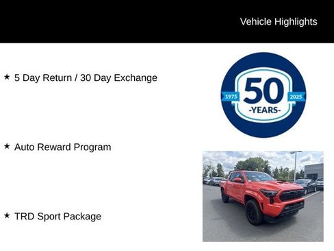 Used 2024 Toyota Tacoma TRD Sport AWD/4WD image 5