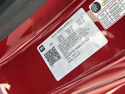 Used 2021 Chevrolet Camaro LT w/ RS Package RWD image 35