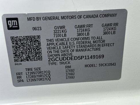 Used 2023 Chevrolet Silverado 1500 LT w/ Work Truck Package AWD/4WD image 36