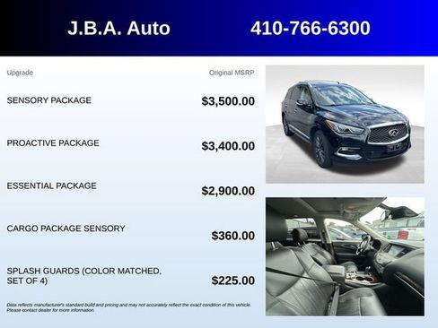 Used 2019 INFINITI QX60 Luxe w/ Sensory Package AWD/4WD image 5