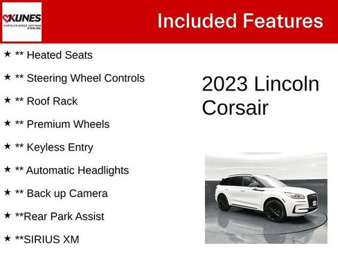 Used 2023 Lincoln Corsair Reserve w/ Equipment Group 202A AWD/4WD image 5