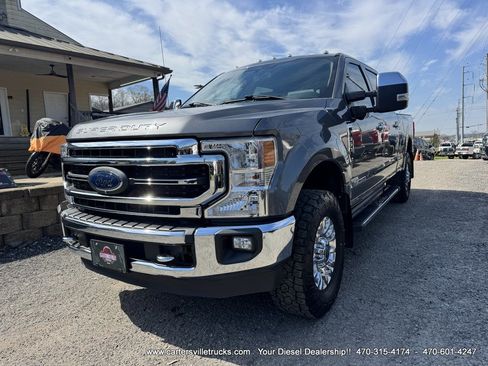 Used 2021 Ford F350 Lariat w/ Chrome Package AWD/4WD image 3