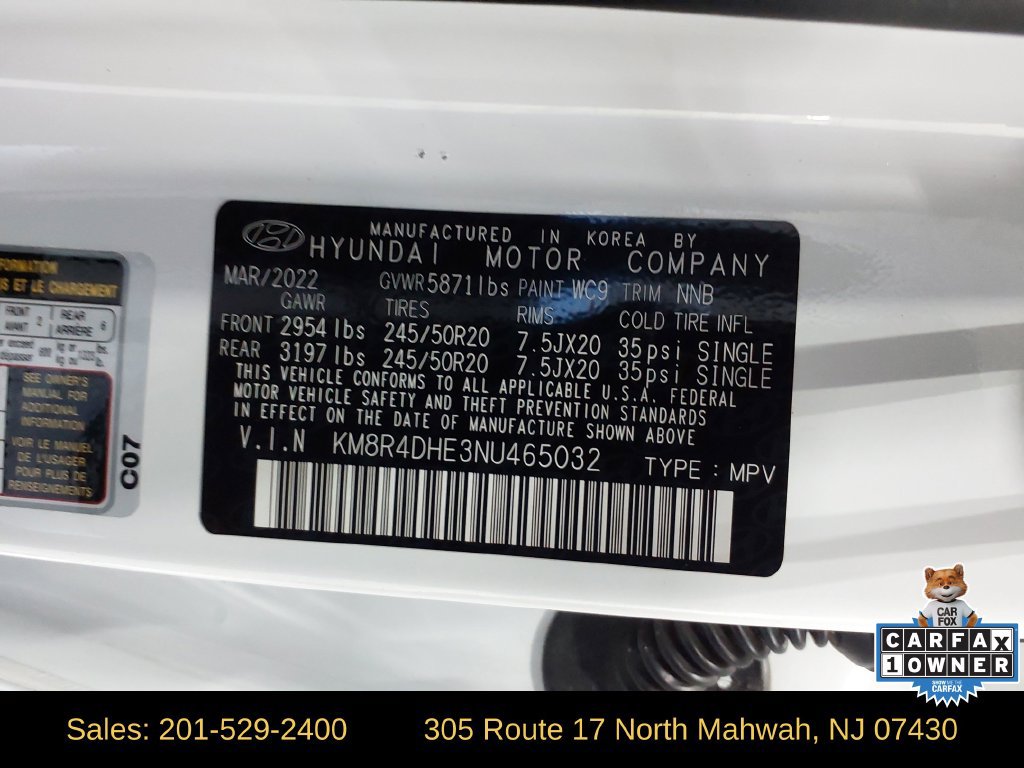 Used 2022 Hyundai Palisade SEL w/ 8P Bench Seat Package AWD/4WD image 31