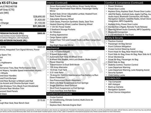 Used 2024 Kia K5 GT-Line w/ GT-Line Premium Package image 5