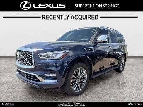 Used 2021 INFINITI QX80 Sensory w/ Cargo Package RWD image 1