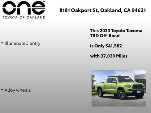 Certified 2023 Toyota Tacoma TRD Off-Road w/ TRD Premium Off Road Package AWD/4WD image 12