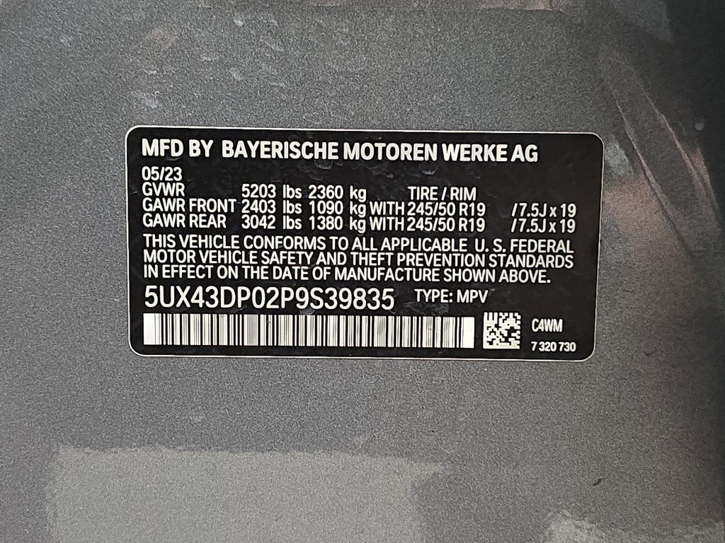 Certified 2023 BMW X3 sDrive30i RWD image 33