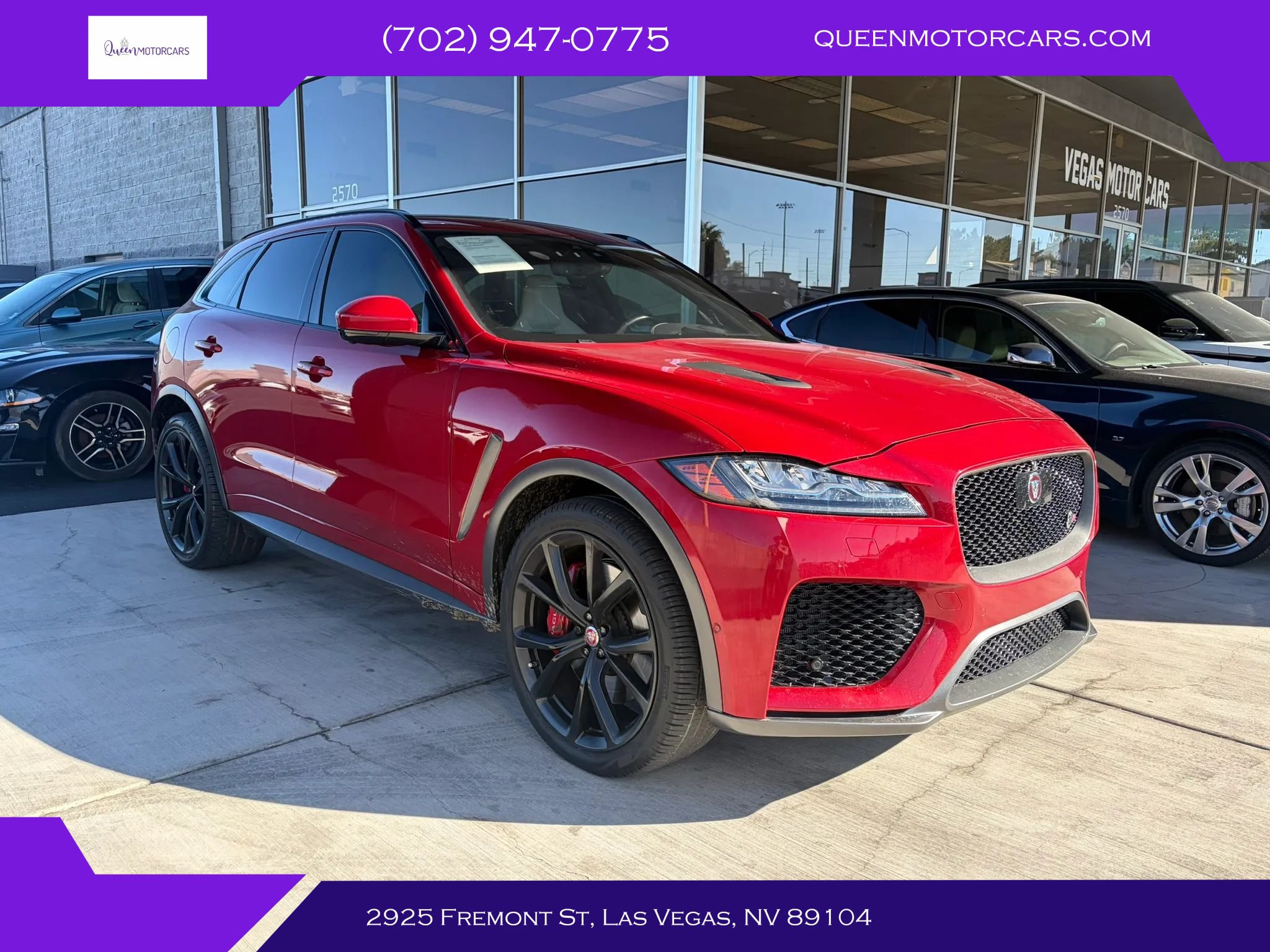 Used 2020 Jaguar F-PACE SVR AWD/4WD image 1