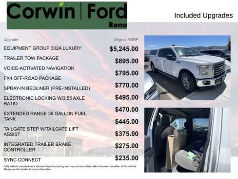 Used 2017 Ford F150 XLT w/ Equipment Group 302A Luxury AWD/4WD image 8