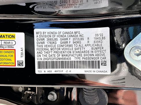 Used 2022 Honda Civic Sport image 31