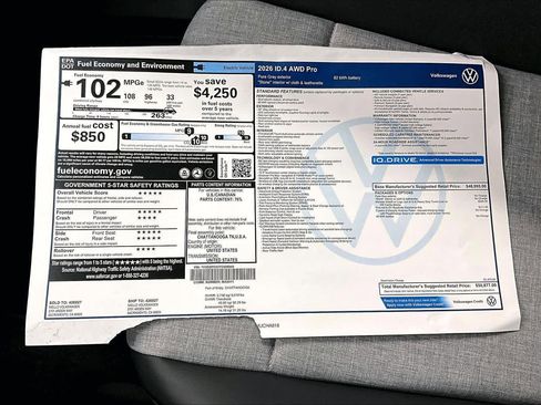 New 2026 Volkswagen ID.4 Pro image 34