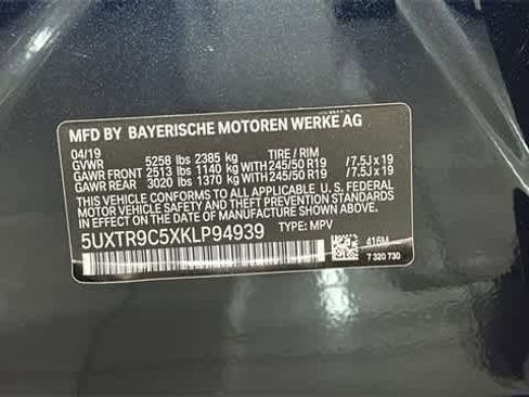 Used 2019 BMW X3 xDrive30i w/ M Sport Package 2 image 12