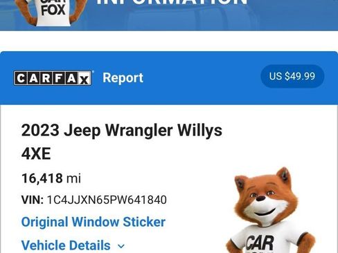 Used 2023 Jeep Wrangler Unlimited AWD/4WD image 12
