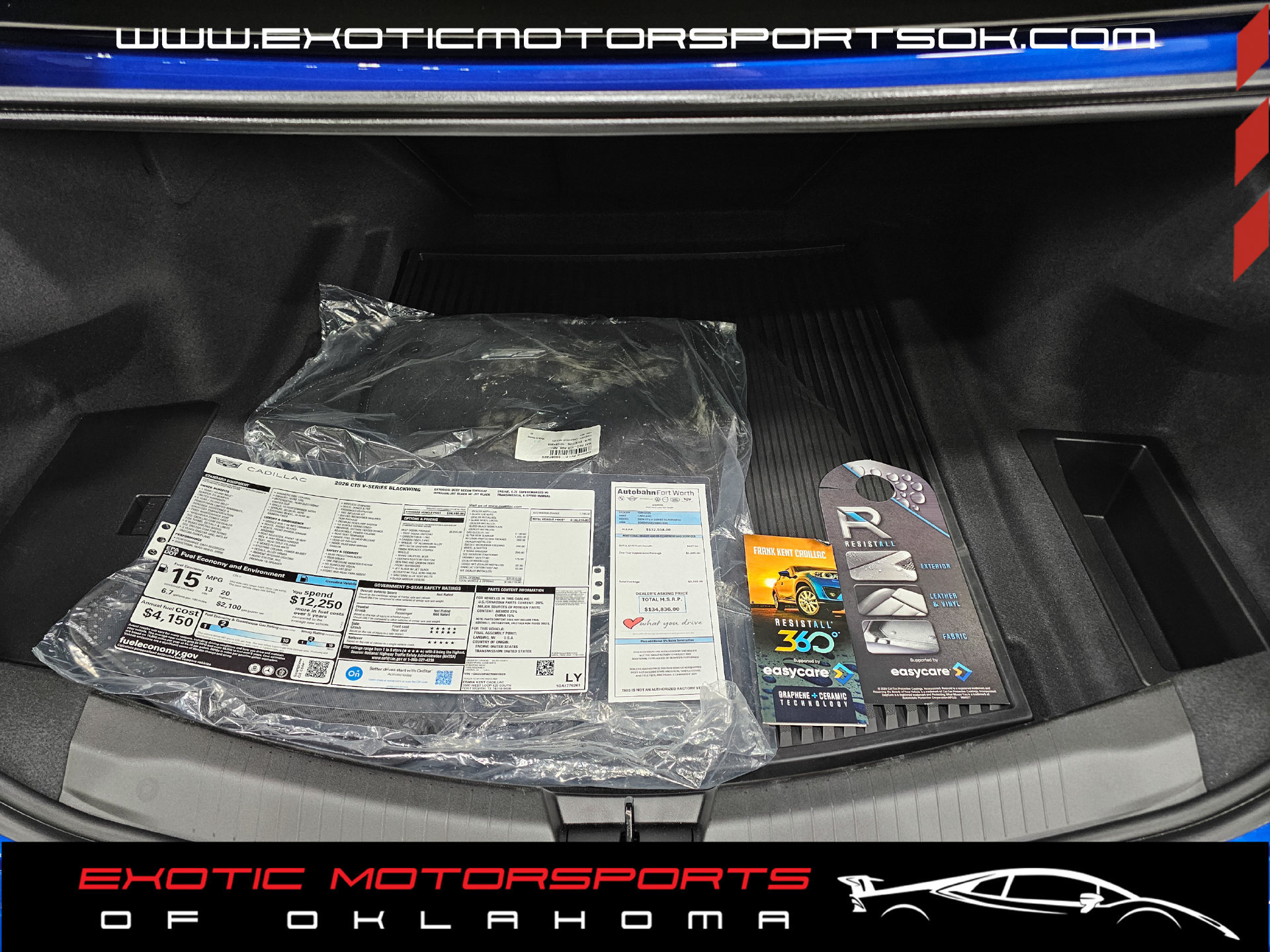 Used 2026 Cadillac CT5 V Blackwing w/ Deep Ocean Appearance Package RWD image 18
