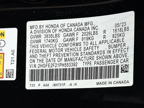 Used 2023 Honda Civic LX image 25