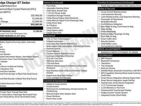 New 2026 Dodge Charger GT w/ Blacktop Package AWD/4WD image 28