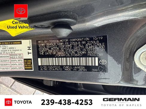 Used 2020 Toyota Prius LE FWD image 21