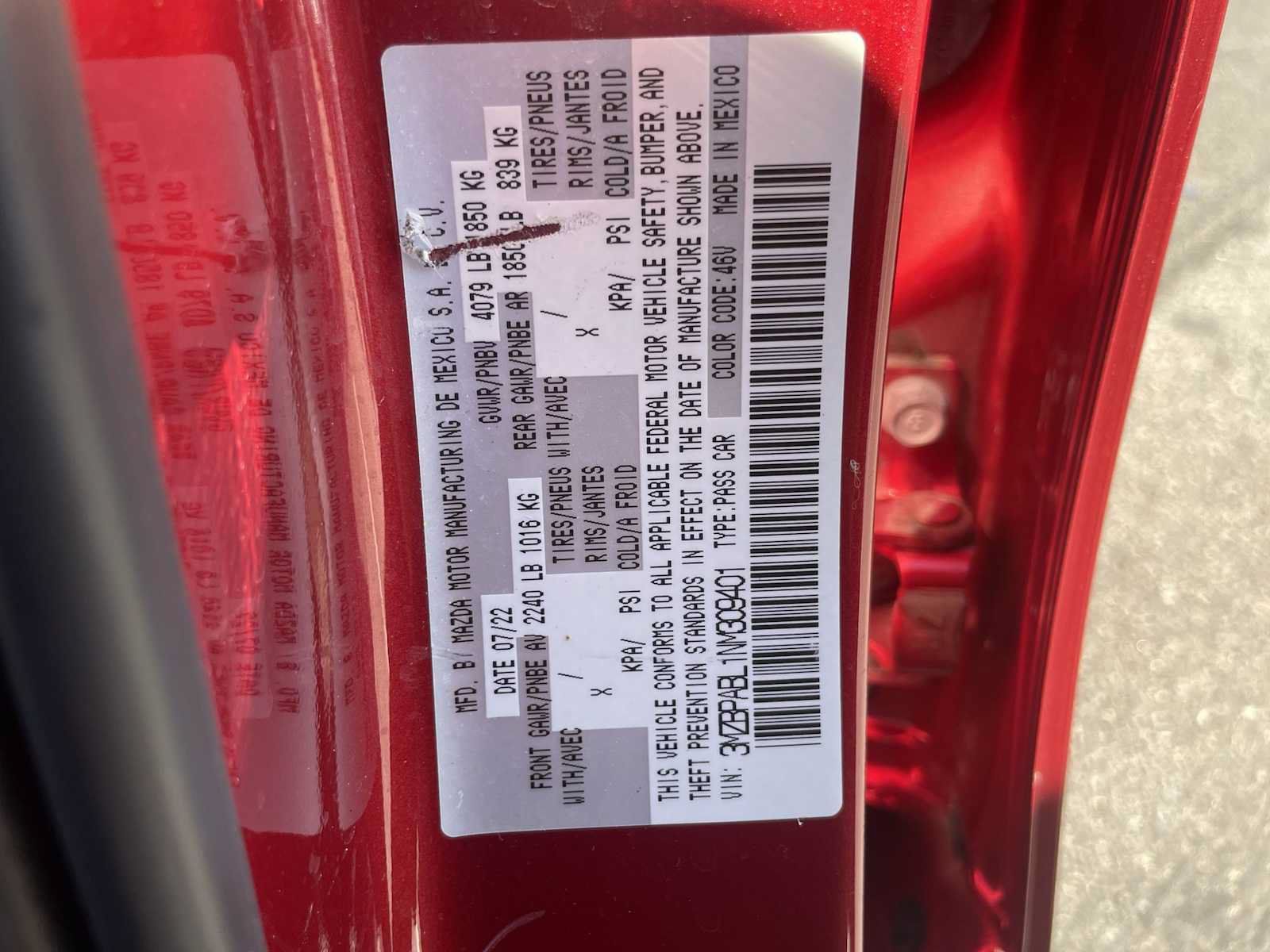 Used 2022 MAZDA MAZDA3 s FWD image 24