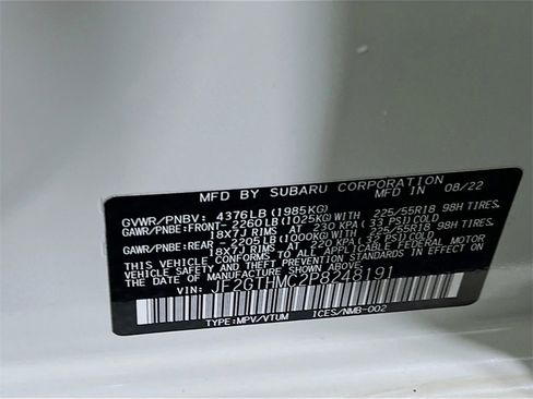 Used 2023 Subaru Crosstrek 2.5i Limited w/ Moonroof Package image 36