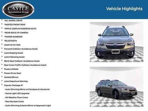 Used 2022 Subaru Outback Premium w/ Popular Package #1 image 3