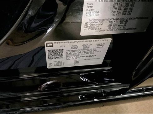 Certified 2024 Chevrolet Silverado 1500 Custom Trail Boss w/ Turbomax Blackout Package image 31