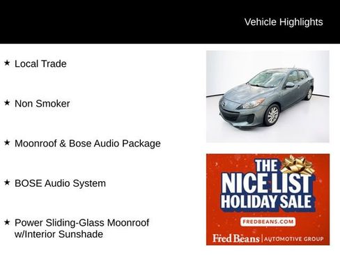 Used 2012 MAZDA MAZDA3 i Touring image 3