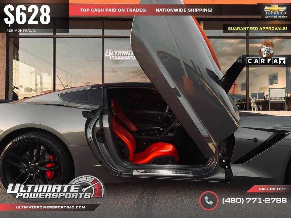 Used 2016 Chevrolet Corvette Stingray Coupe w/ Carbon Flash Badge Package RWD image 29