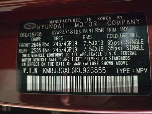 Used 2019 Hyundai Tucson Night FWD image 33
