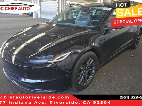 Used 2025 Tesla Model 3 Long Range AWD/4WD image 1