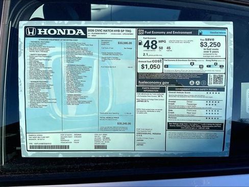 New 2026 Honda Civic Sport Touring image 19