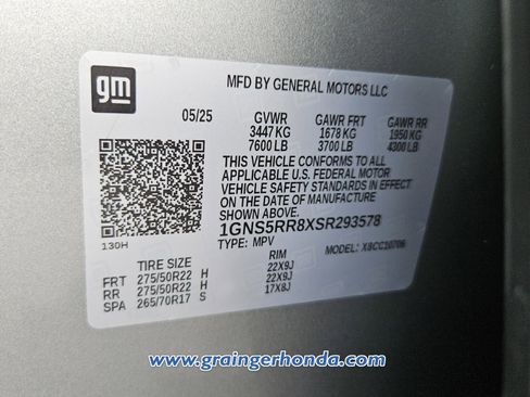 Used 2025 Chevrolet Tahoe RST w/ Comfort Package RWD image 14