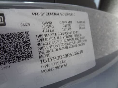 Used 2024 Chevrolet Corvette Stingray Preferred Conv w/ Stealth Interior Trim Package RWD image 59