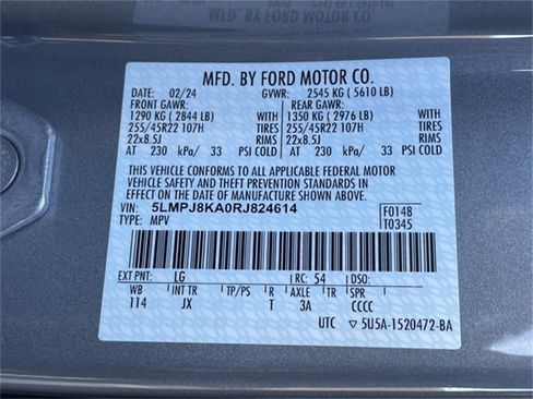 Used 2024 Lincoln Nautilus Reserve w/ Jet Appearance Package (87T) image 37