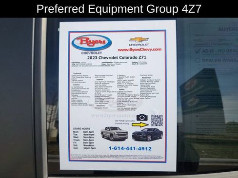 Used 2023 Chevrolet Colorado Z71 w/ Z71 Convenience Package 2 image 13