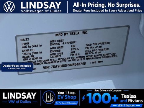 Used 2022 Tesla Model Y Performance AWD/4WD image 28