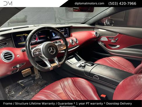 Used 2019 Mercedes-Benz S 63 AMG 4MATIC Coupe w/ Carbon Fiber Exterior Package image 24