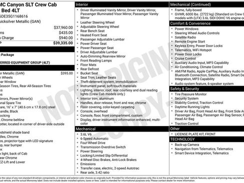 Used 2016 GMC Canyon SLT AWD/4WD image 40